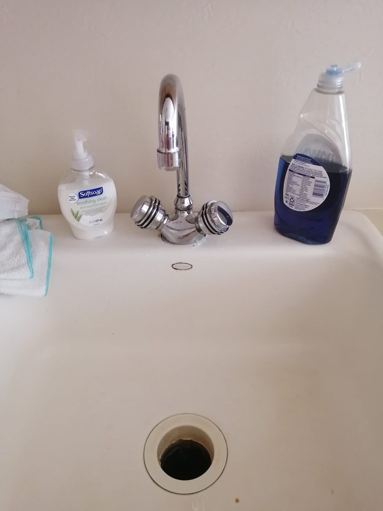 replacing faucet before